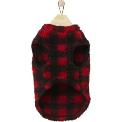 Frisco Ultra Lightweight Plaid Dog & Cat Fleece Vest -Pet Cat Supplies Store 224280 PT4. AC SS1800 V1599006380
