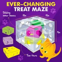 Cat Amazing Sliders Interactive Treat Maze & Puzzle Cat Toy -Pet Cat Supplies Store 225050 PT3. AC SS1800 V1583528882
