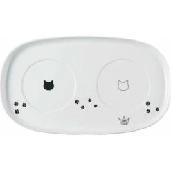 Necoichi Double Dining Tray Set & Elevated Cat Bowls 11 Necoichi Double Dining Tray Set & Elevated Cat Bowls -Pet Cat Supplies Store 230660 PT2. AC SS1800 V1631314004