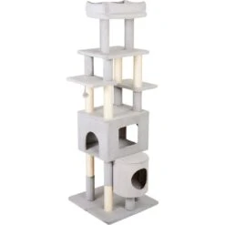 Frisco 71-in Faux Fur Cat Tree & Condo -Pet Cat Supplies Store 236553 PT2. AC SS1800 V1637694220