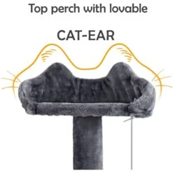 Yaheetech 57-in Plush Cat Tree & Condo 12 Yaheetech 57-in Plush Cat Tree & Condo -Pet Cat Supplies Store 242612 PT4. AC SS1800 V1680628901