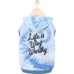 Frisco Life Is Wag Worthy Tiedye Print Dog & Cat Hoodie -Pet Cat Supplies Store 249094 PT3. AC SS1800 V1614658652