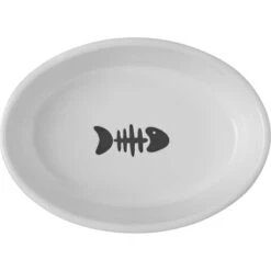 Frisco Oval Meow Non-skid Ceramic Cat Bowl With Wood Base 10 Frisco Oval Meow Non-skid Ceramic Cat Bowl With Wood Base -Pet Cat Supplies Store 256080 PT4. AC SS1800 V1615311695