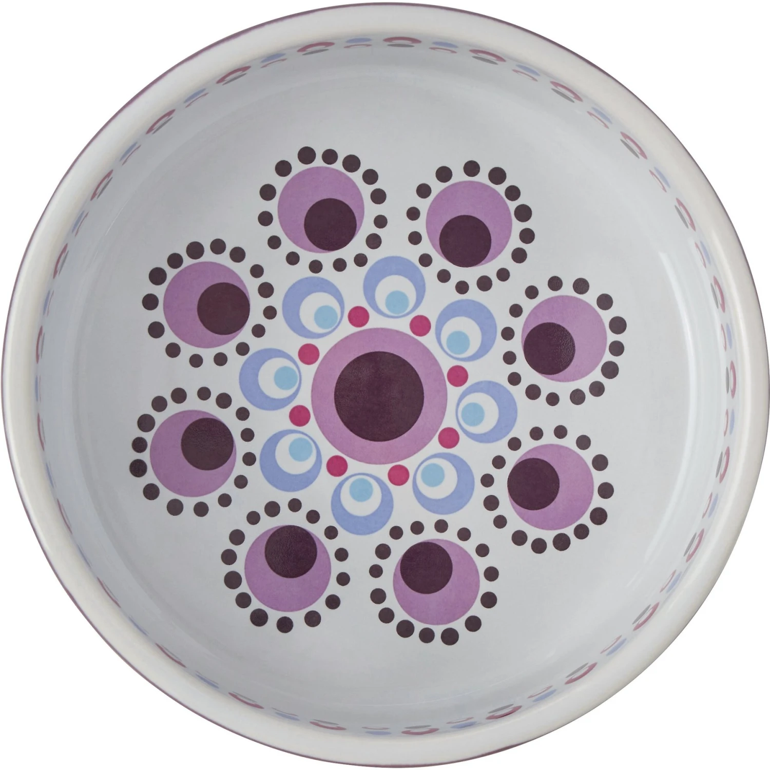Frisco Kaleidoscope Pattern Non-skid Ceramic Dog & Cat Bowl 5 Frisco Kaleidoscope Pattern Non-skid Ceramic Dog & Cat Bowl - Image 5