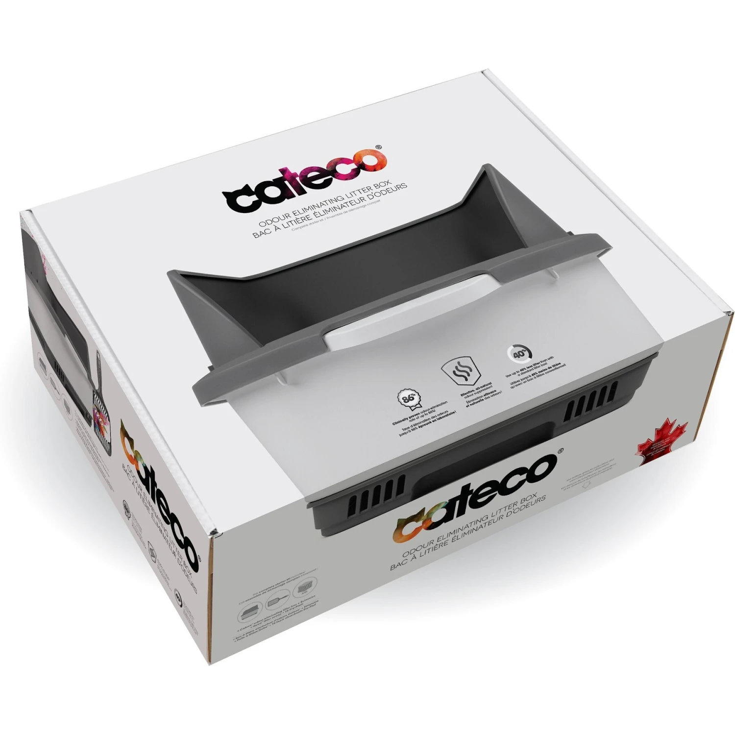 Noba Cateco Odor-Eliminating Cat Litter Box Starter Kit 2 Noba Cateco Odor-Eliminating Cat Litter Box Starter Kit - Image 2