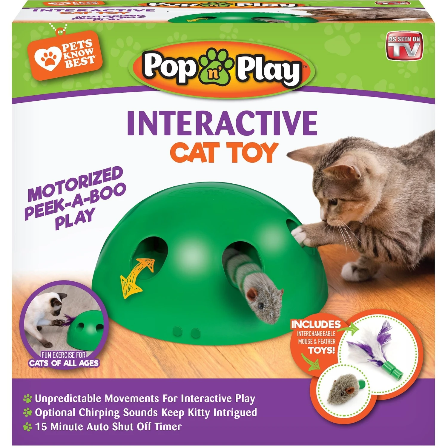 Allstar Innovations Pop N' Play Basic Cat Toy 2 Allstar Innovations Pop N' Play Basic Cat Toy - Image 2