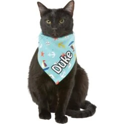 Frisco Nautical Personalized Dog & Cat Bandana -Pet Cat Supplies Store 258762 PT7. AC SS1800 V1619558224