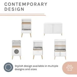 Sam's Pets Becky 24.5-in Cat Tree End Table & Litter Box Enclosure, White 12 Sam's Pets Becky 24.5-in Cat Tree End Table & Litter Box Enclosure, White -Pet Cat Supplies Store 261880 PT4. AC SS1800 V1635094947