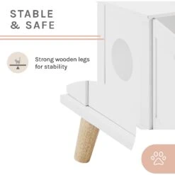 Sam's Pets Becky 24.5-in Cat Tree End Table & Litter Box Enclosure, White 13 Sam's Pets Becky 24.5-in Cat Tree End Table & Litter Box Enclosure, White -Pet Cat Supplies Store 261880 PT5. AC SS1800 V1635017534