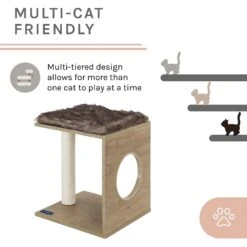 Sam's Pets Sheree 17-in Cat Tree -Pet Cat Supplies Store 261889 PT3. AC SS1800 V1635017791