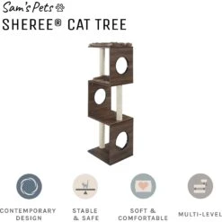 Sam's Pets Sheree Cat Tree 11 Sam's Pets Sheree Cat Tree -Pet Cat Supplies Store 261894 PT2. AC SS1800 V1635094589