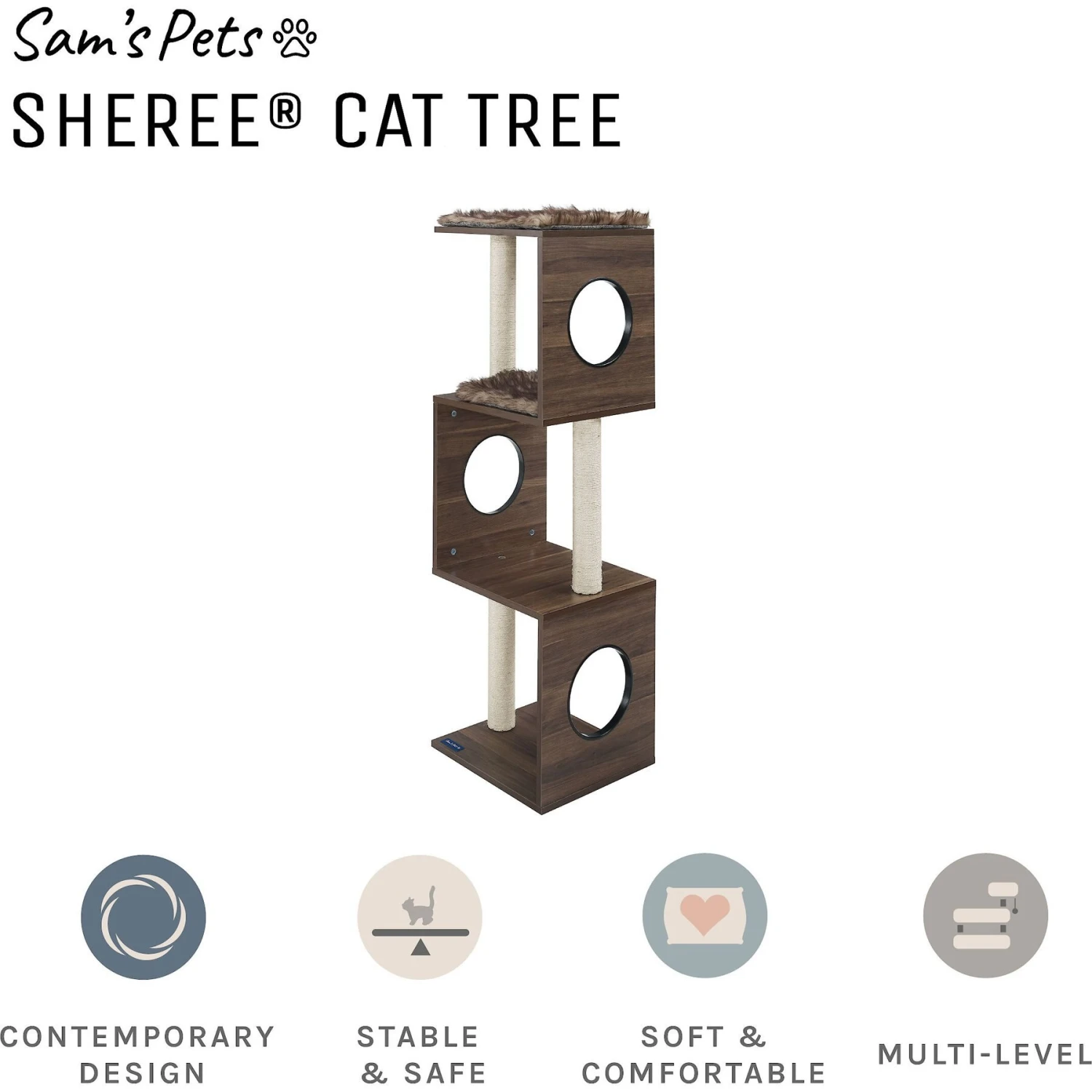 Sam's Pets Sheree Cat Tree 3 Sam's Pets Sheree Cat Tree - Image 3