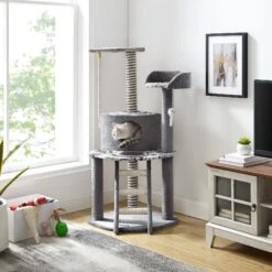 Sam's Pets Dazzle 47-in Cat Scratching Tree, Gray 16 Sam's Pets Dazzle 47-in Cat Scratching Tree, Gray -Pet Cat Supplies Store 261898 PT7. AC SS1800 V1635094638