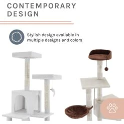 Sam's Pets Sam 54-in Cat Tree, White 13 Sam's Pets Sam 54-in Cat Tree, White -Pet Cat Supplies Store 261906 PT4. AC SS1800 V1635094295