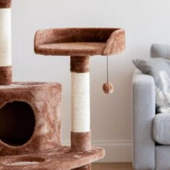 IRIS USA 47-in Plush Cat Tree -Pet Cat Supplies Store 261920 PT2. AC SS1800 V1628664078