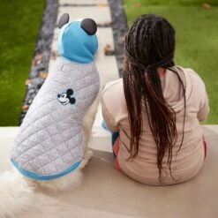 Disney Lightweight Mickey Mouse Quilted Puffer Dog & Cat Coat -Pet Cat Supplies Store 264608 PT8. AC SS1800 V1629488904