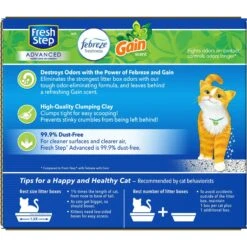 Fresh Step Advanced Refreshing Gain Scented Clumping Clay Cat Litter, 18.5-lb Box, 2 Pack -Pet Cat Supplies Store 266347 PT7. AC SS1800 V1694464712