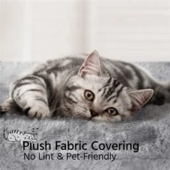 Yaheetech 58-in Plush Cat Tree & Condo, Light Gray -Pet Cat Supplies Store 266562 PT4. AC SS1800 V1669908526