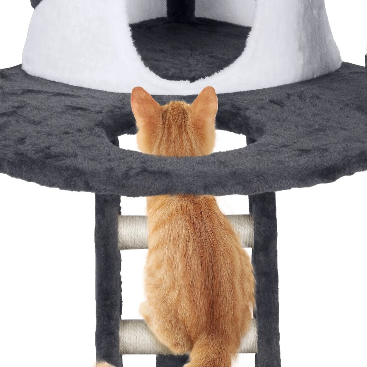 Yaheetech 47.5-in Plush Cat Tree & Condo 8 Yaheetech 47.5-in Plush Cat Tree & Condo - Image 8