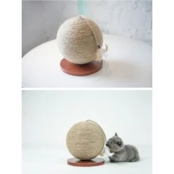ZEZE Woven Rope Ball Cat Scratcher -Pet Cat Supplies Store 266577 PT3. AC SS1800 V1668900037
