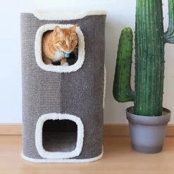 ZEZE Stockholm Multiple Steps Bucket Cat Condo -Pet Cat Supplies Store 266586 PT3. AC SS1800 V1630098708