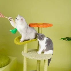 ZEZE Adora Flower 43-in Carpet Cat Tree -Pet Cat Supplies Store 266590 PT6. AC SS1800 V1667353363