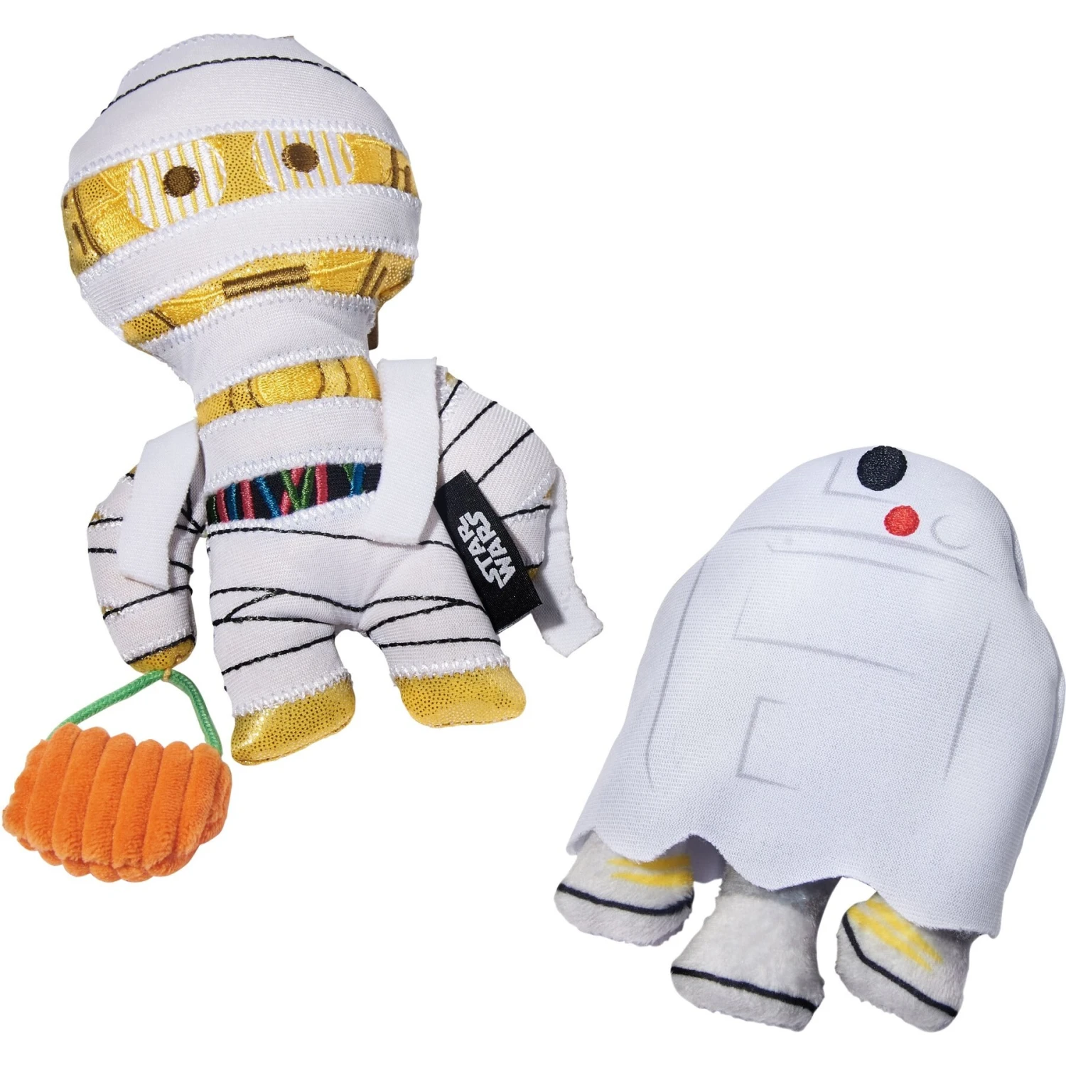 STAR WARS Halloween R2-D2 & C-3PO Trick Or Treaters Plush Cat Toy With Catnip 1 STAR WARS Halloween R2-D2 & C-3PO Trick Or Treaters Plush Cat Toy With Catnip