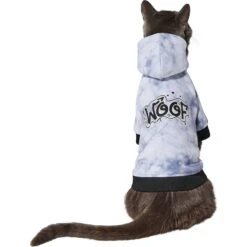 Frisco Woof Tiedye Print Dog & Cat Hoodie -Pet Cat Supplies Store 267986 PT3. AC SS1800 V1637685733
