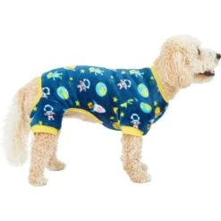 Frisco Dog & Cat Cozy Plush Fleece PJs, Outer Space -Pet Cat Supplies Store 268477 PT2. AC SS1800 V1637680619