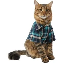 Frisco Multi-Plaid Dog & Cat Flannel Shirt 12 Frisco Multi-Plaid Dog & Cat Flannel Shirt -Pet Cat Supplies Store 268588 PT3. AC SS1800 V1637675820
