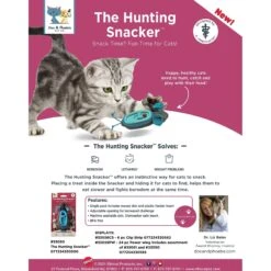 Doc & Phoebe's Cat Co. The Hunting Snacker Interactive Cat Treat Toy, Blue 16 Doc & Phoebe's Cat Co. The Hunting Snacker Interactive Cat Treat Toy, Blue -Pet Cat Supplies Store 279341 PT7. AC SS1800 V1617398567