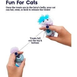 Catstages Swat N Treat Fairy Kicker Cat Toy With Catnip, Purple -Pet Cat Supplies Store 280192 PT2. AC SS1800 V1636519362