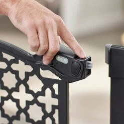 Frisco Metal Pattern Extra Wide Auto-close Dog Gate -Pet Cat Supplies Store 280285 PT4. AC SS1800 V1627400531