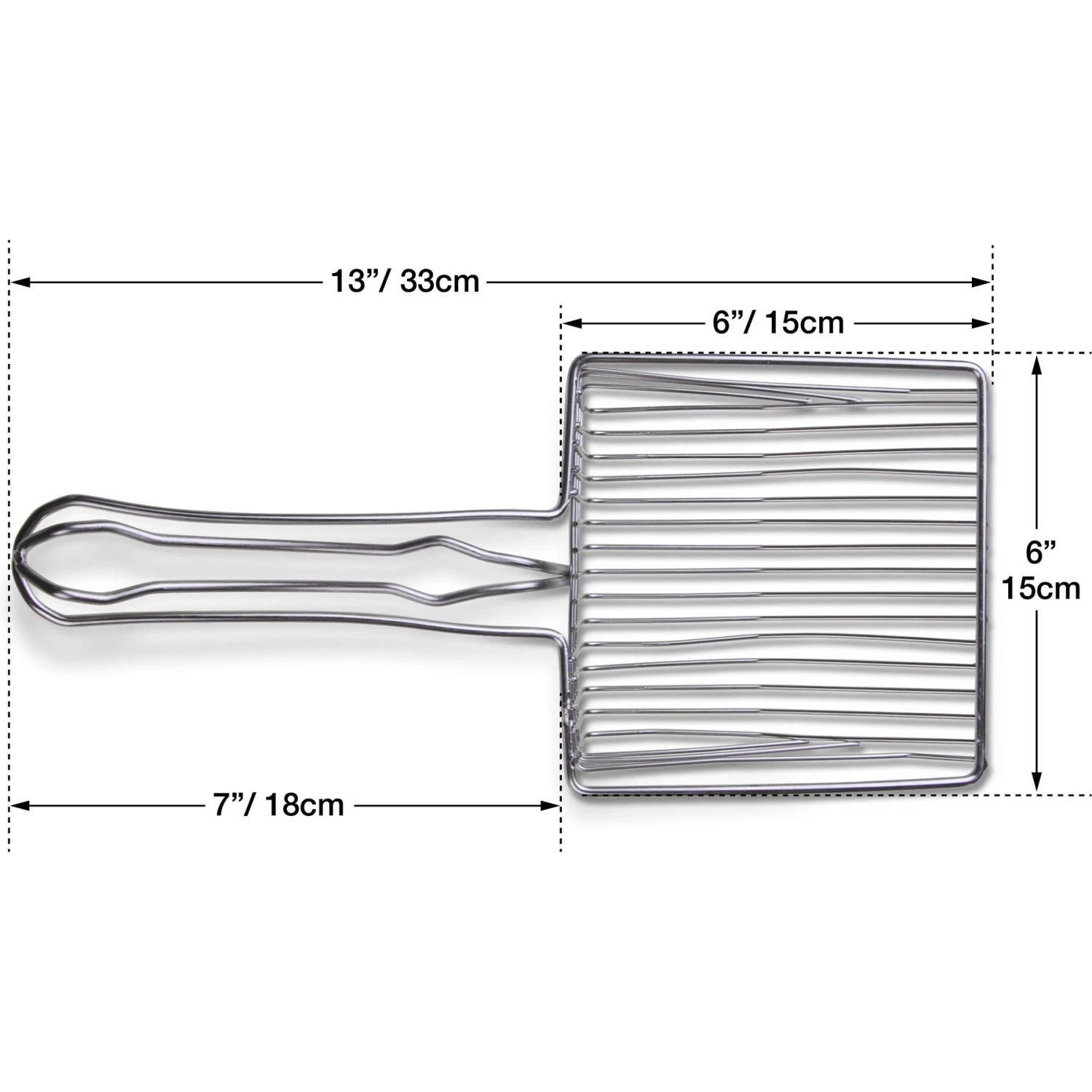 Van Ness Stainless Steel Cat Litter Scoop 4 Van Ness Stainless Steel Cat Litter Scoop - Image 4