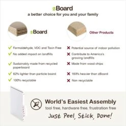 Way Basics ZBoard Paperboard Modern Enclosed Cat Litter Box -Pet Cat Supplies Store 280425 PT7. AC SS1800 V1690291518