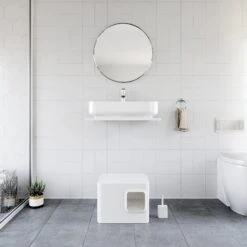 Meowy Studio Loo Enclosed Cat Litter Box Concealment -Pet Cat Supplies Store 280430 PT8. AC SS1800 V1622121214