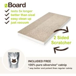 Way Basics ZBoard Paperboard Simple Scratcher Cat Toy -Pet Cat Supplies Store 280452 PT3. AC SS1800 V1616453237