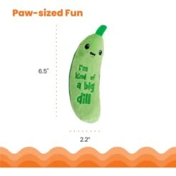 Catstages Crunchy Pickle Kicker Plush Cat Toy With Catnip -Pet Cat Supplies Store 282267 PT4. AC SS1800 V1636513044