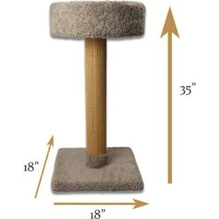 Royal Cat Boutique 35-in Cat Scratching Post, Neutral -Pet Cat Supplies Store 284934 PT3. AC SS1800 V1628557320