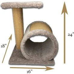 Royal Cat Boutique Hiding Tunnel Cat Toy, Neutral -Pet Cat Supplies Store 284999 PT3. AC SS1800 V1628561173