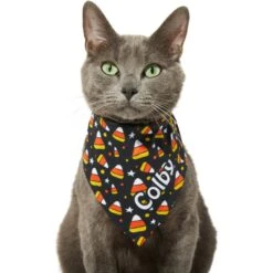 Frisco Candy Corn Personalized Dog & Cat Bandana -Pet Cat Supplies Store 287056 PT7. AC SS1800 V1623246828