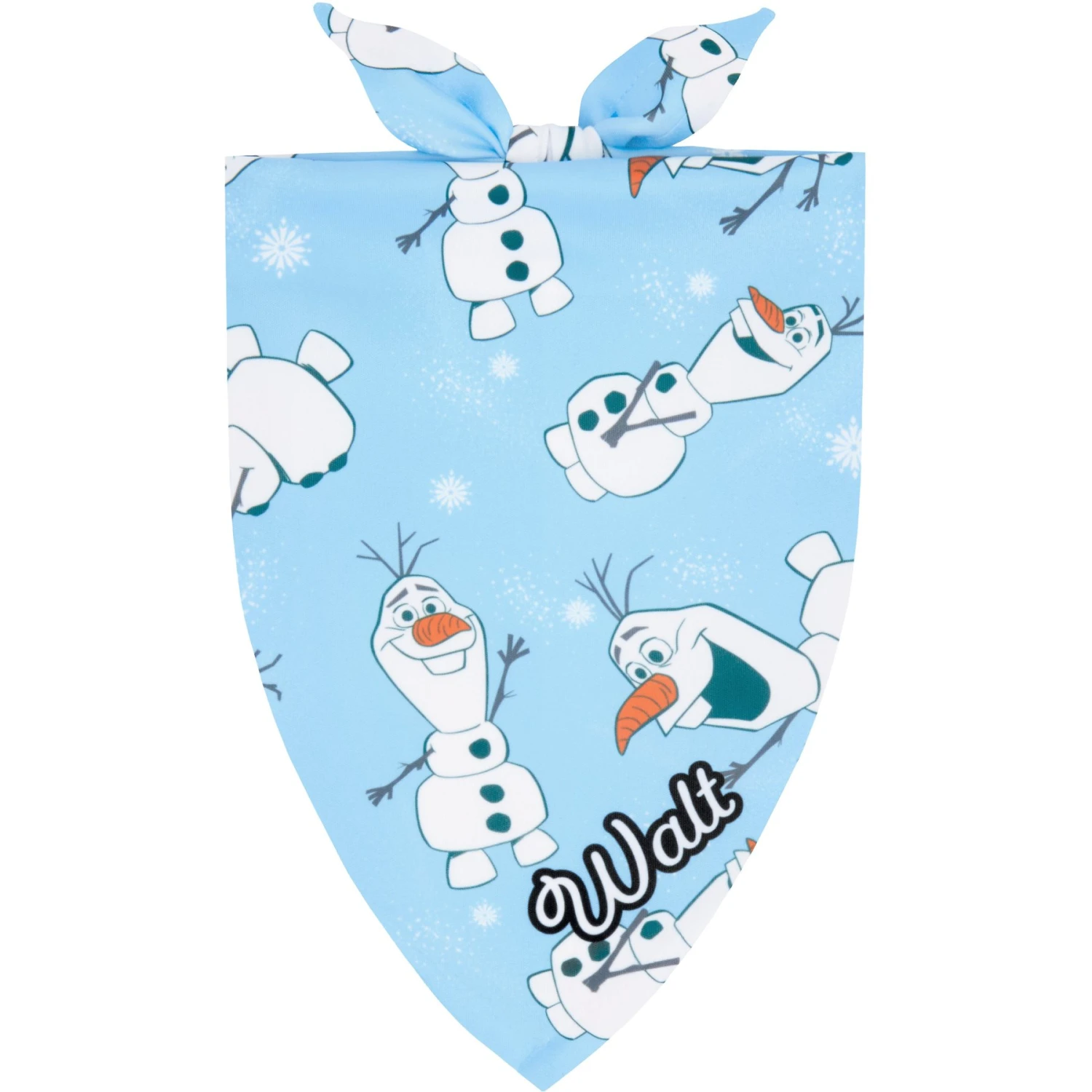 Disney Frozen's Olaf & Snow Personalized Dog & Cat Bandana 1 Disney Frozen's Olaf & Snow Personalized Dog & Cat Bandana