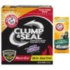 Arm & Hammer Litter Cat Litter Deodorizer Powder & Arm & Hammer Litter Clump & Seal Multi-Cat Scented Clumping Clay Cat Litter