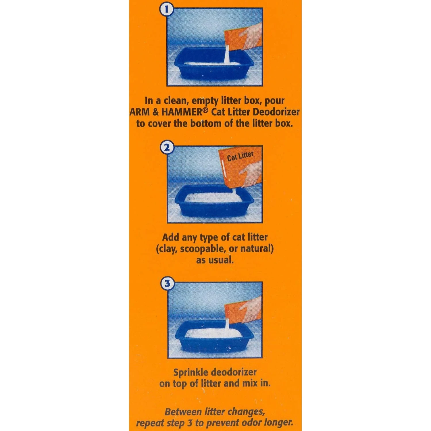 Arm & Hammer Litter Cat Litter Deodorizer Powder & Arm & Hammer Litter Clump & Seal Multi-Cat Scented Clumping Clay Cat Litter 4 Arm & Hammer Litter Cat Litter Deodorizer Powder & Arm & Hammer Litter Clump & Seal Multi-Cat Scented Clumping Clay Cat Litter - Image 4