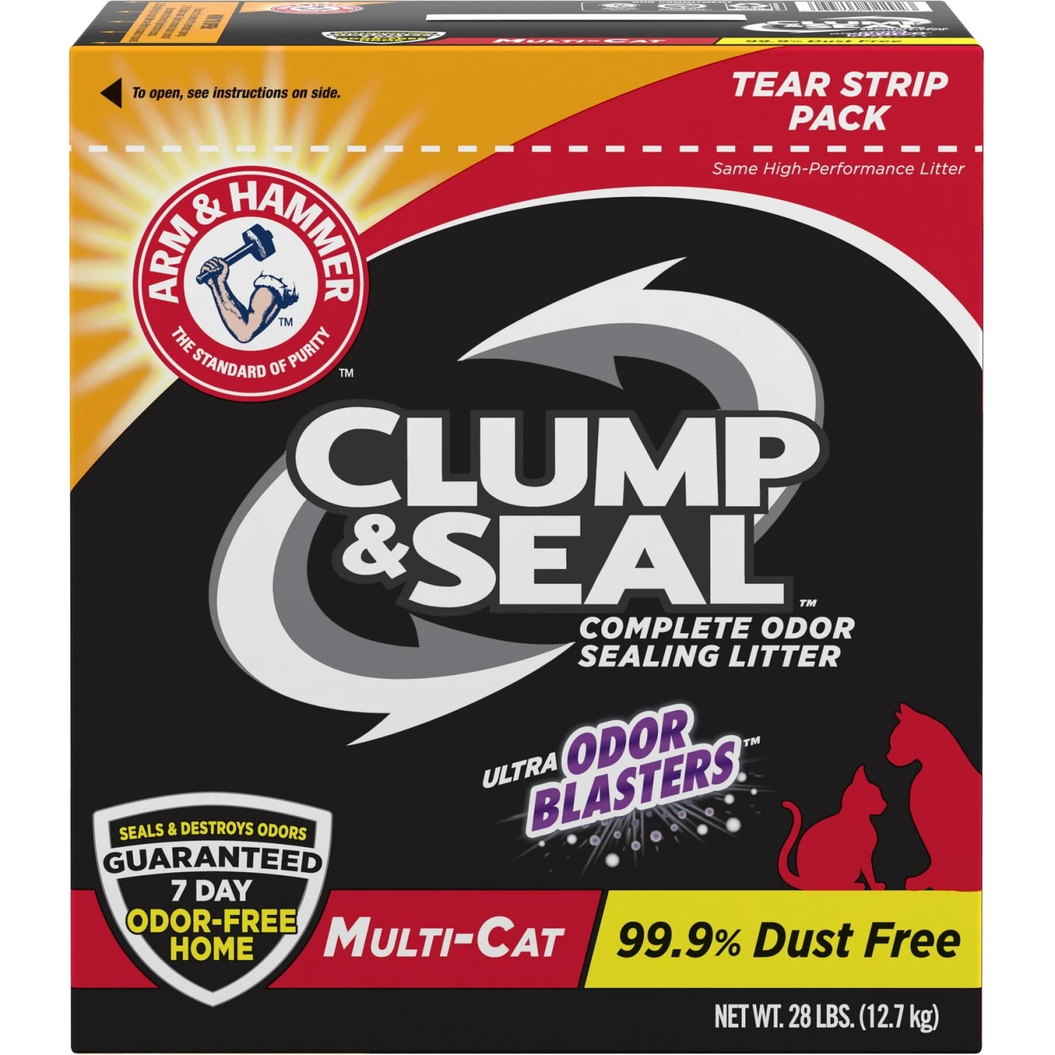 Arm & Hammer Litter Cat Litter Deodorizer Powder & Arm & Hammer Litter Clump & Seal Multi-Cat Scented Clumping Clay Cat Litter 5 Arm & Hammer Litter Cat Litter Deodorizer Powder & Arm & Hammer Litter Clump & Seal Multi-Cat Scented Clumping Clay Cat Litter - Image 5