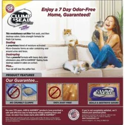 Arm & Hammer Litter Cat Litter Deodorizer Powder & Arm & Hammer Litter Clump & Seal Multi-Cat Scented Clumping Clay Cat Litter 12 Arm & Hammer Litter Cat Litter Deodorizer Powder & Arm & Hammer Litter Clump & Seal Multi-Cat Scented Clumping Clay Cat Litter -Pet Cat Supplies Store 292660 PT5. AC SS1800 V1619985426