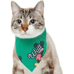 Disney Mickey Mouse Golden Days Personalized Dog & Cat Bandana -Pet Cat Supplies Store 294293 PT7. AC SS1800 V1625151485