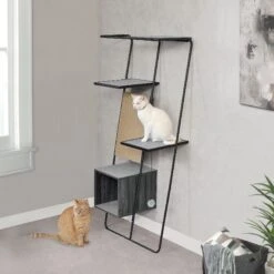 Sauder Baxter Cat Ladder, Misted Elm -Pet Cat Supplies Store 294887 PT2. AC SS1800 V1633021918