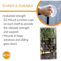 K&H Pet Products EZ Mount Townhouse Cat Furniture -Pet Cat Supplies Store 296497 PT2. AC SS1800 V1627941412