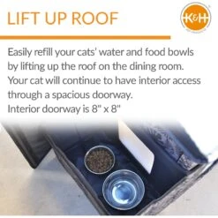 K&H Pet Products Heated Two-Story Kitty House -Pet Cat Supplies Store 296500 PT2. AC SS1800 V1635449783